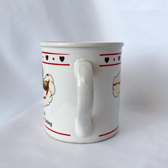 Vintage 1980s Heart Warming Cocoa Mug - Picture 3 of 6